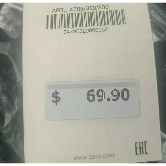 Zara Women’s Black Floral Embroidered Long Sleeve Button Up Lightweight Shirt S - Picture 11 of 11